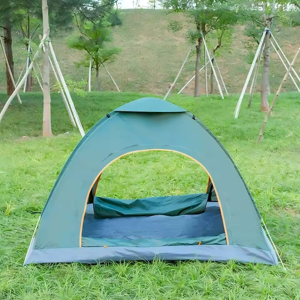 Tente extérieure Double 3-4 personnes tente à ouverture rapide