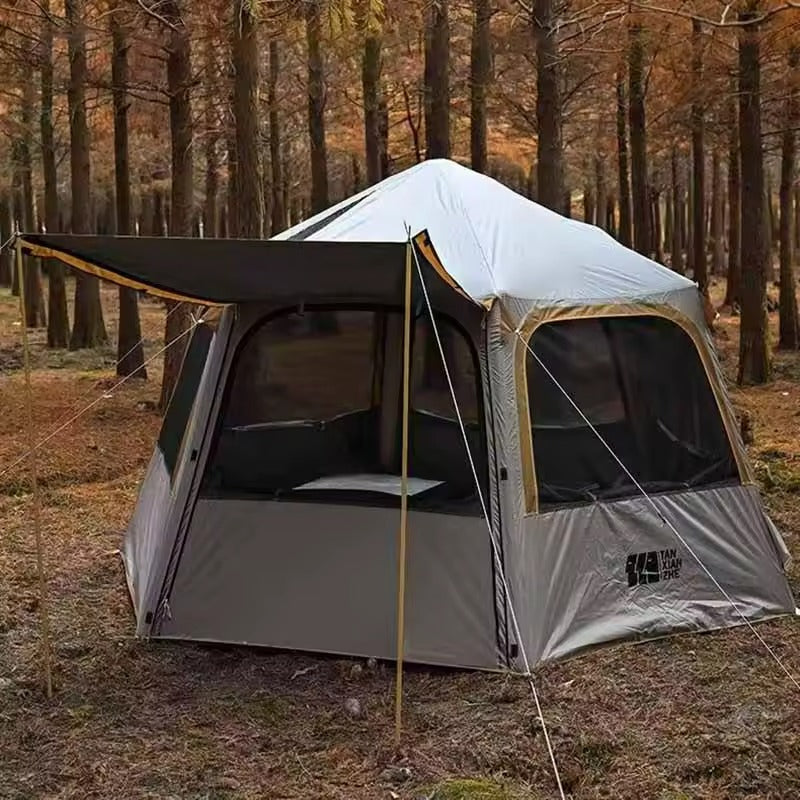 Tente gonflable automatique hexagonale en tissu Oxford